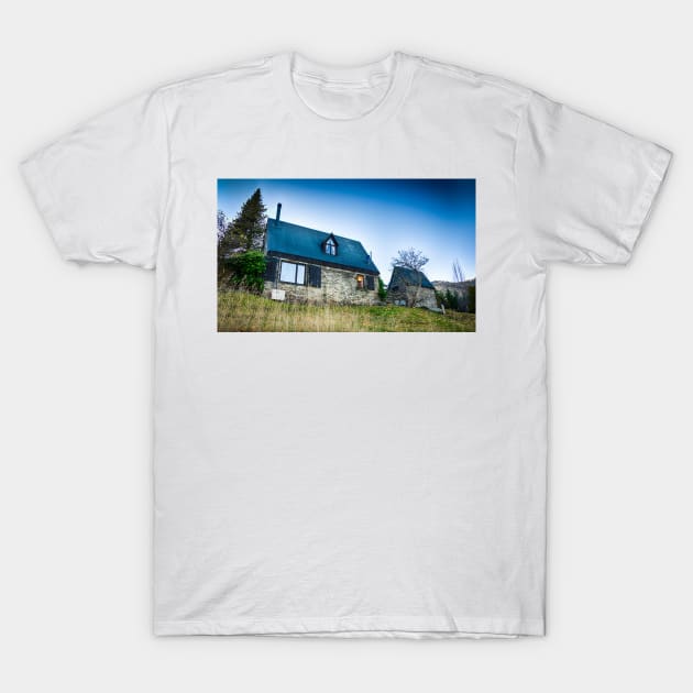 Cozy Sandstone Cottage T-Shirt by Rexel99